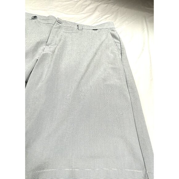 Travis Mathew Striped Golf Shorts Men's 38 Light Grey Gray Performance Chino - Picture 5 of 9